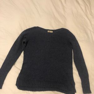 Hollister blue gray sweater